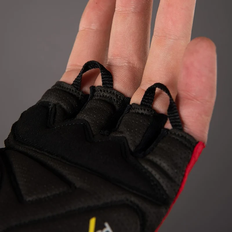 CHIBA Gel Comfort - Radhandschuhe L rot, gelgepolstert, atmungsaktiv