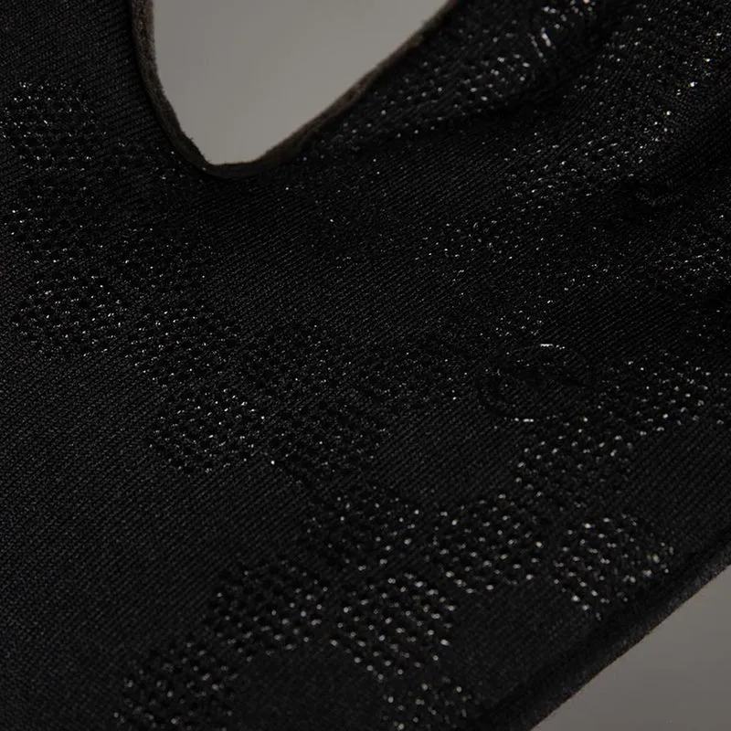 CHIBA Polarfleece - Radhandschuhe schwarz XL mit Touchfunktion und Silikondruck
