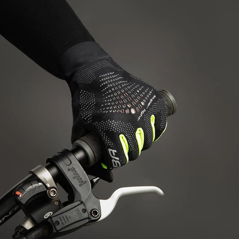 CHIBA Superlight - Radhandschuhe XXL schwarz/neongelb, leicht & atmungsaktiv
