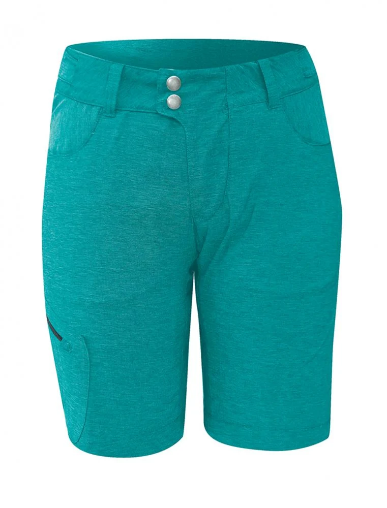 CHIBA Baggy Pants Kids - Radhose mit Innenhose, türkis, Größe M