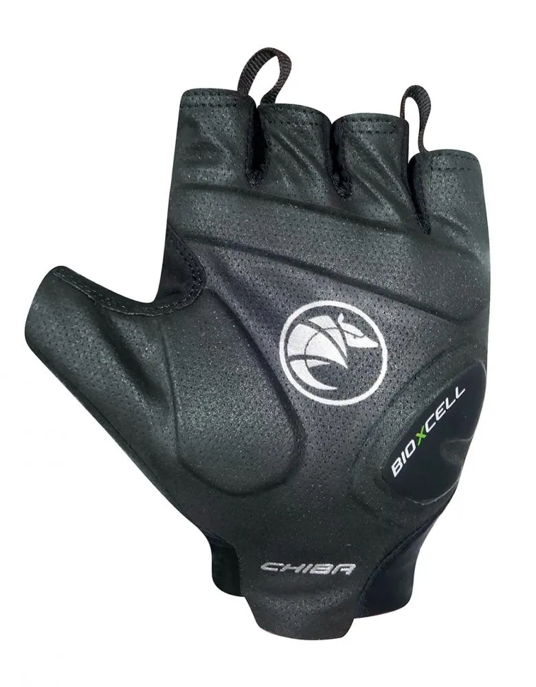 CHIBA BioXCell Pro - Radhandschuhe kurz, S, rot, ergonomische Gelpolsterung