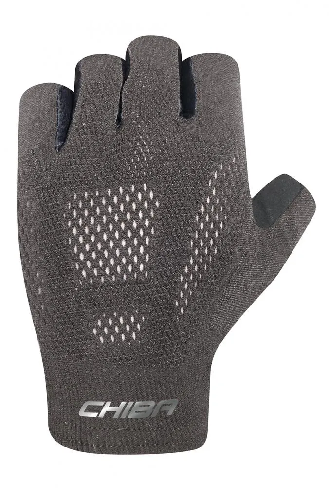CHIBA Evolution - Radhandschuhe dunkelgrau, Größe M, atmungsaktiv & leicht gepolstert