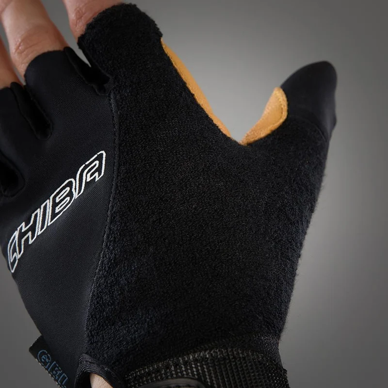 CHIBA Argon Kids - Kinder Rollstuhl-Handschuhe XXS schwarz, Gelpolster, Atmungsaktiv