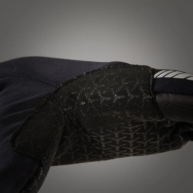 CHIBA Windstopper - Radhandschuhe schwarz, winddicht, atmungsaktiv, Größe S