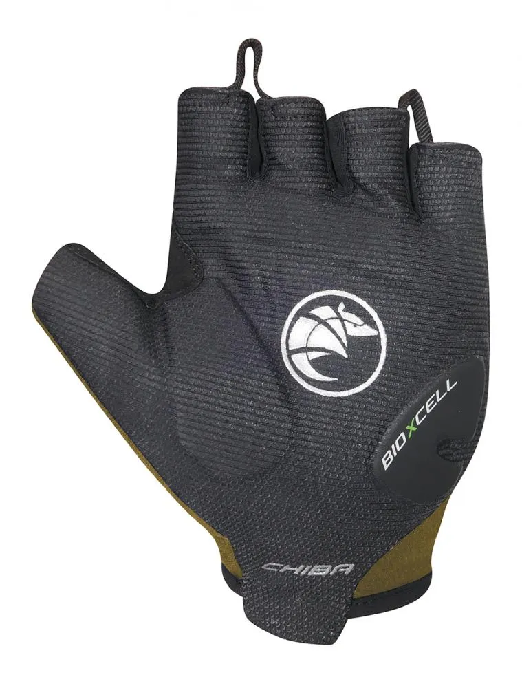 CHIBA BioXCell Road - Radhandschuhe olive S mit 3D-Innenhand & BioXCell-Polsterung