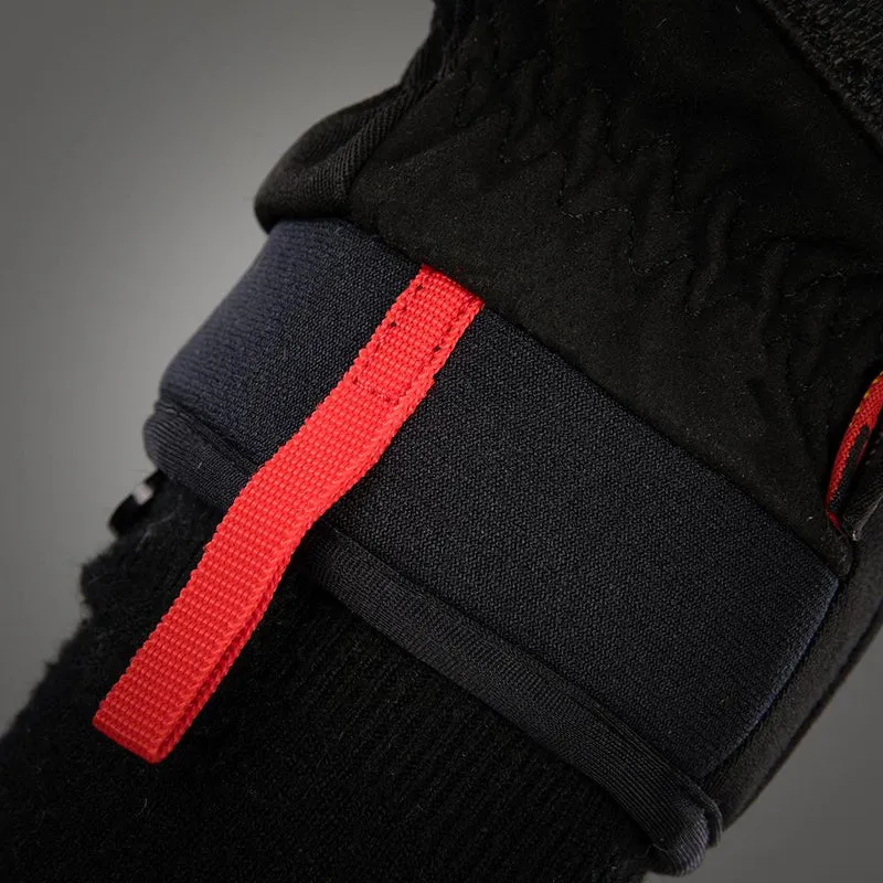 CHIBA Warm Winter - wasserdichte Winter-Radhandschuhe schwarz XL mit Gelpolsterung