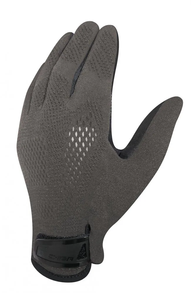 CHIBA Viper - Radhandschuhe dunkelgrau, Gel-Polsterung, Touchfunktion, Größe M
