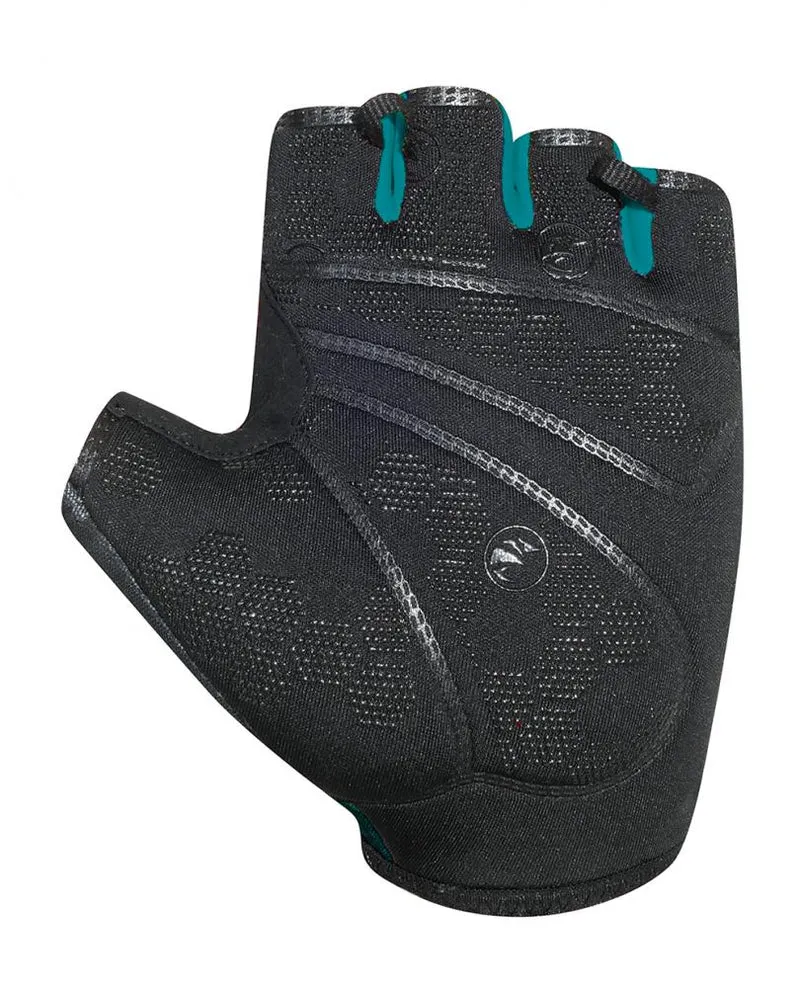 CHIBA Solar II - Radhandschuhe schwarz/petrol, XXL, atmungsaktiv & leicht gepolstert
