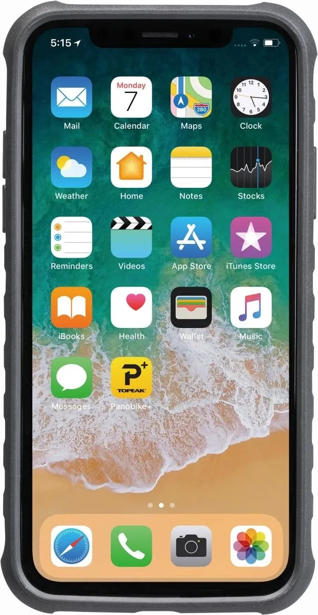 Topeak RideCase für iPhone X mit Halter black/gray