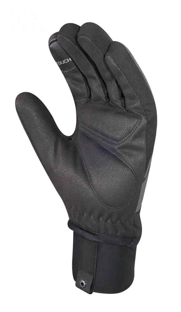 CHIBA Ice II - Winter-Radhandschuhe, Softshell, Primaloft, Touchfunktion, schwarz, Größe S