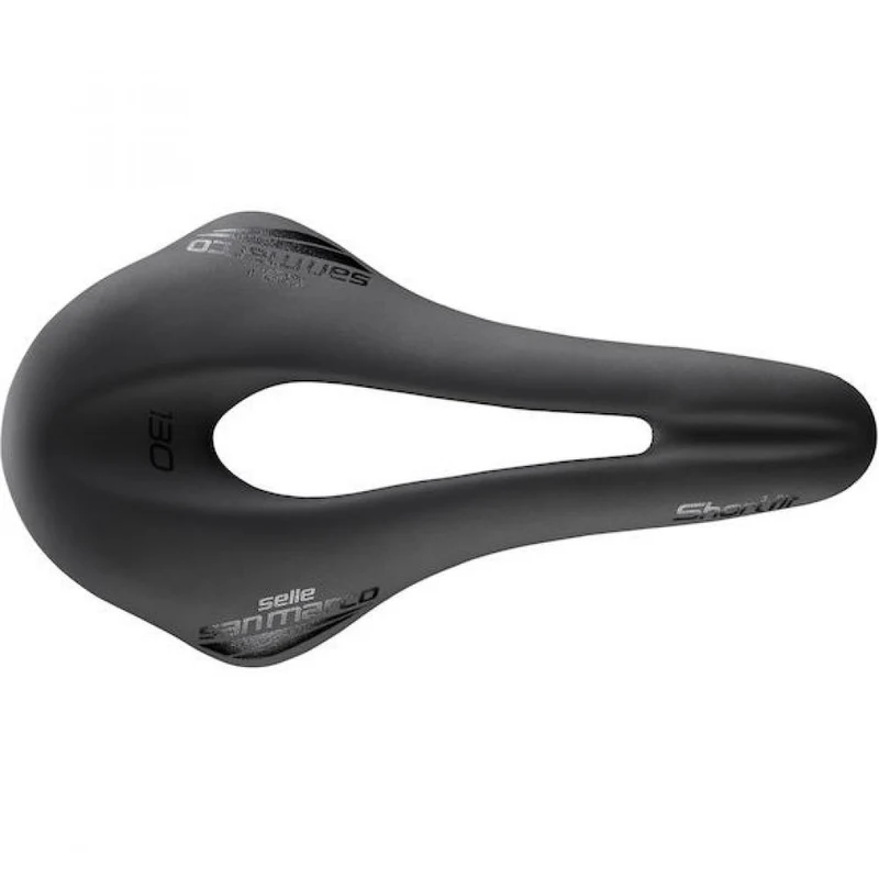 Selle San Marco Sattel Shortfit 130 Dynamic 130 x 255 mm Schwarz - maximaler Langstreckenkomfort