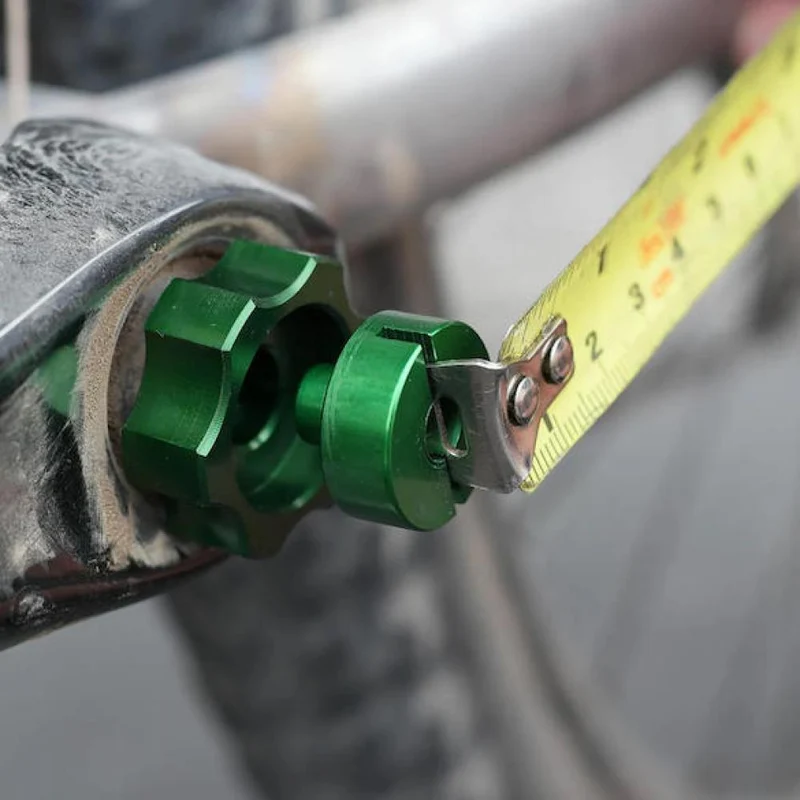 Abbey Tools Fit Kit für Sattelanpassung Standard Grün - millimetergenaue Satteljustage