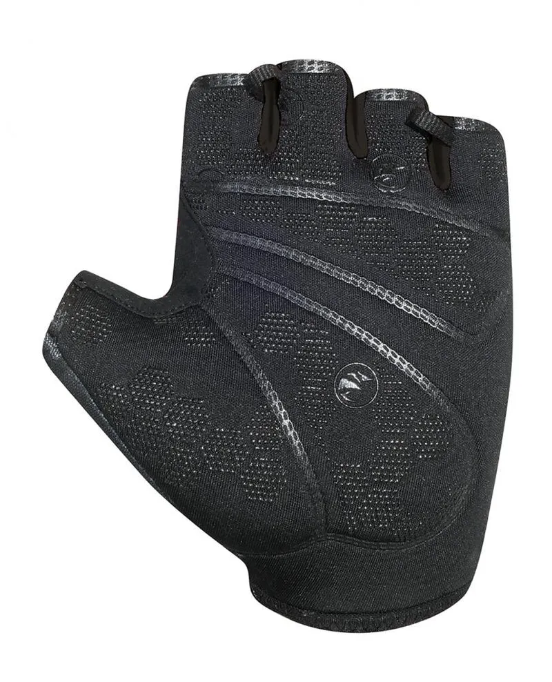 CHIBA Solar II - Radhandschuhe kurz, schwarz/schwarz, Größe M, atmungsaktiv