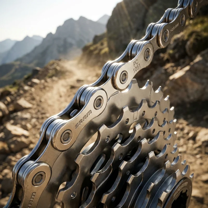 SRAM Power Chain PC-1051 10-fach 144 Glieder - langlebige Kette für Road & MTB
