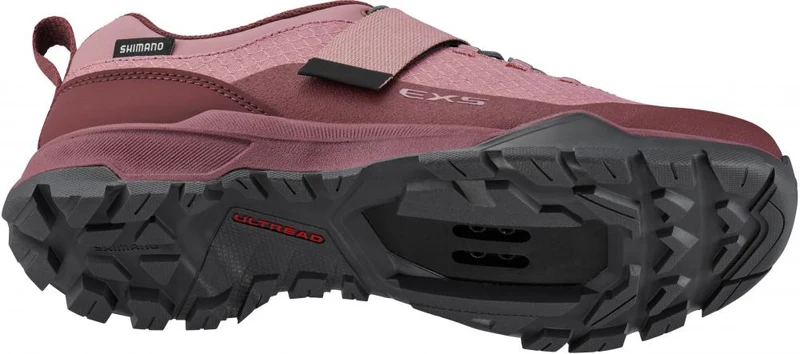 SHIMANO Fahrradschuhe EX500W Damen Touring SPD Fahrradschuhe 43 Rot