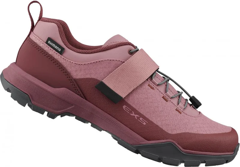 SHIMANO Fahrradschuhe EX500W Damen Touring SPD Größe 40 Damenleisten Fahrradschuhe Rot