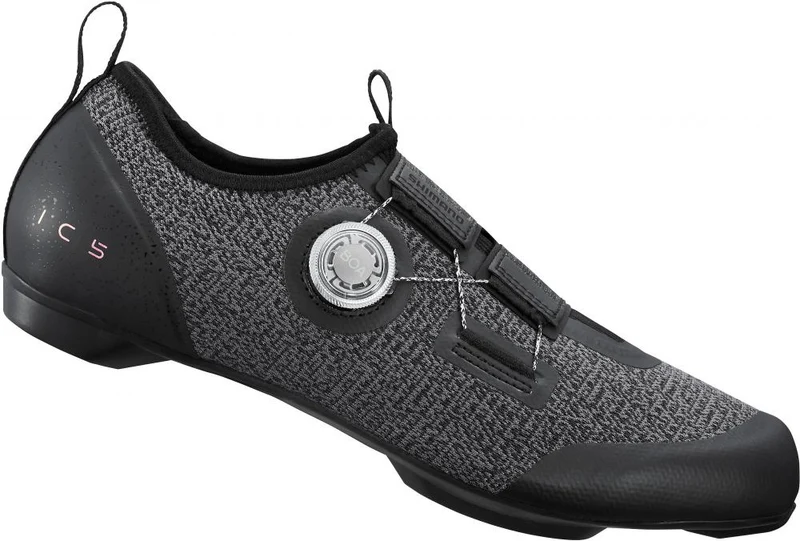 SHIMANO Fahrradschuhe IC5011 Herren/Damen Road SPD, Größe 42, Schwarz
