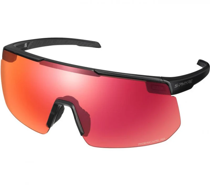 SHIMANO S-PHYRE 2 Matte Black RIDESCAPE Road - Sportbrille S, ca. 20 g
