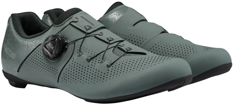 SHIMANO Fahrradschuhe RC302W Damen Road SPD-SL Fahrradschuhe Größe 40 Grün