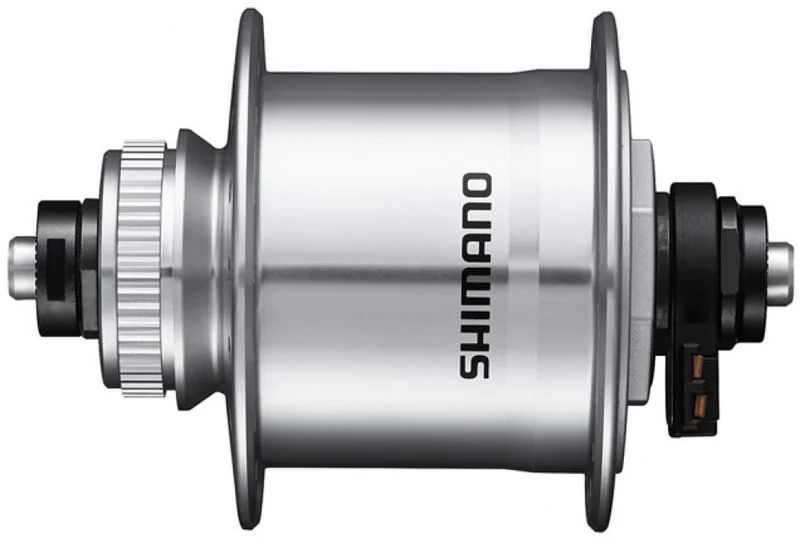 SHIMANO Nabendynamo DH-UR700-3D 6V/3W 36L Center-Lock - 700-3, Silber 36 Loch