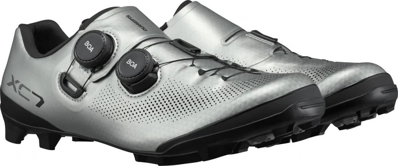 SHIMANO SHIMANO Fahrradschuhe XC703 MTB SPD Fahrradschuhe Größe 40 Silber