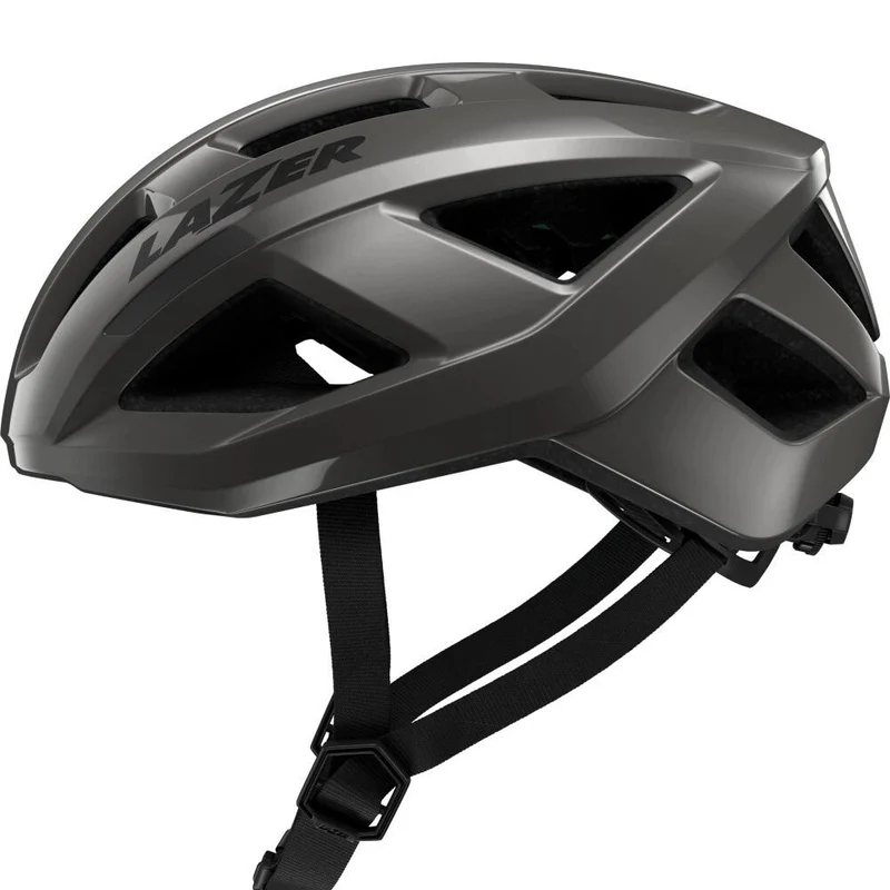 LAZER Helm Tonic KinetiCore Road Titanium (M) - leichter, sicherer Rennradhelm