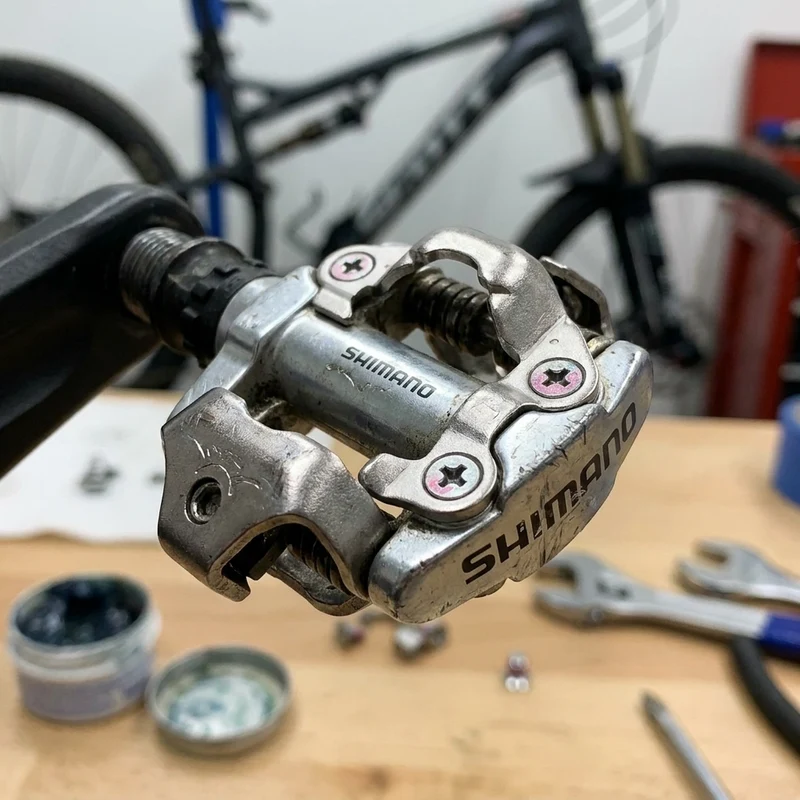 SHIMANO Abdeckplatte Rechts PD-M520 inkl. Befestigungsschraube - 15 g