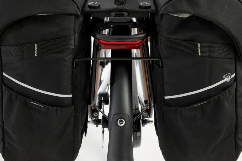 New Looxs Doppelpacktasche Vigo Double MIK 2.0 2 x 17,5L Black - geräumige Fahrradtasche