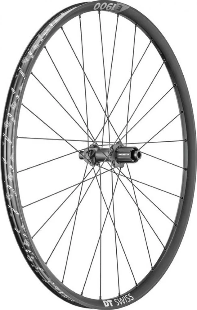 DT Swiss Laufrad E 1900 SPLINE 29" 622x30 mm schwarz - robustes Enduro-Vorderrad