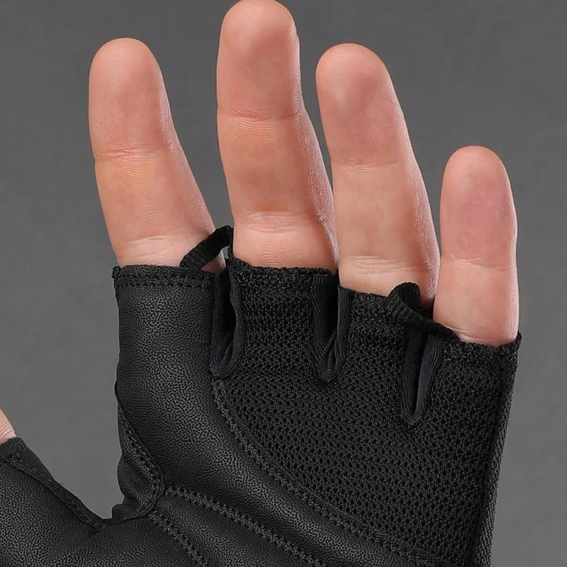 CHIBA Sport - Radhandschuhe kurzfinger, schwarz, Größe M, atmungsaktiv