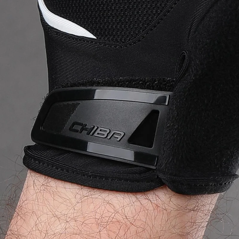 CHIBA Sport - Radhandschuhe kurzfinger, schwarz, Größe M, atmungsaktiv