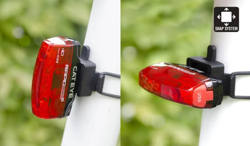 CatEye GVolt 60 + Rapid Micro G Fahrrad-Beleuchtungsset StVZO USB