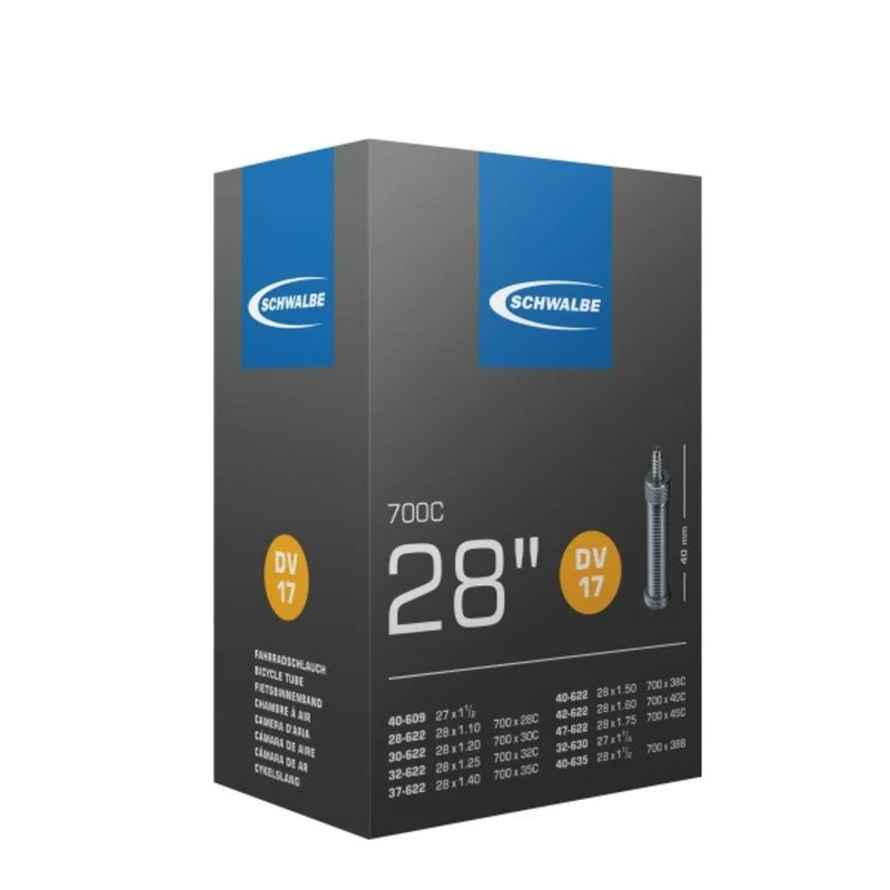 Schwalbe Schlauch DV 17 27/28 schwarz