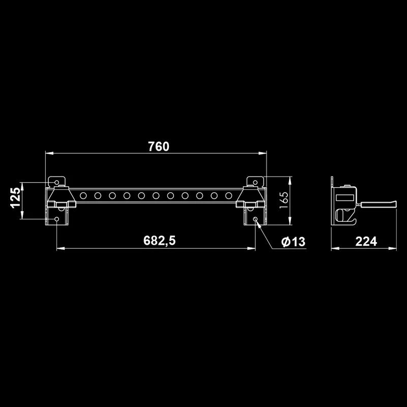 ATX® Rack-Zubehör-Ablage - Storage 500 Series