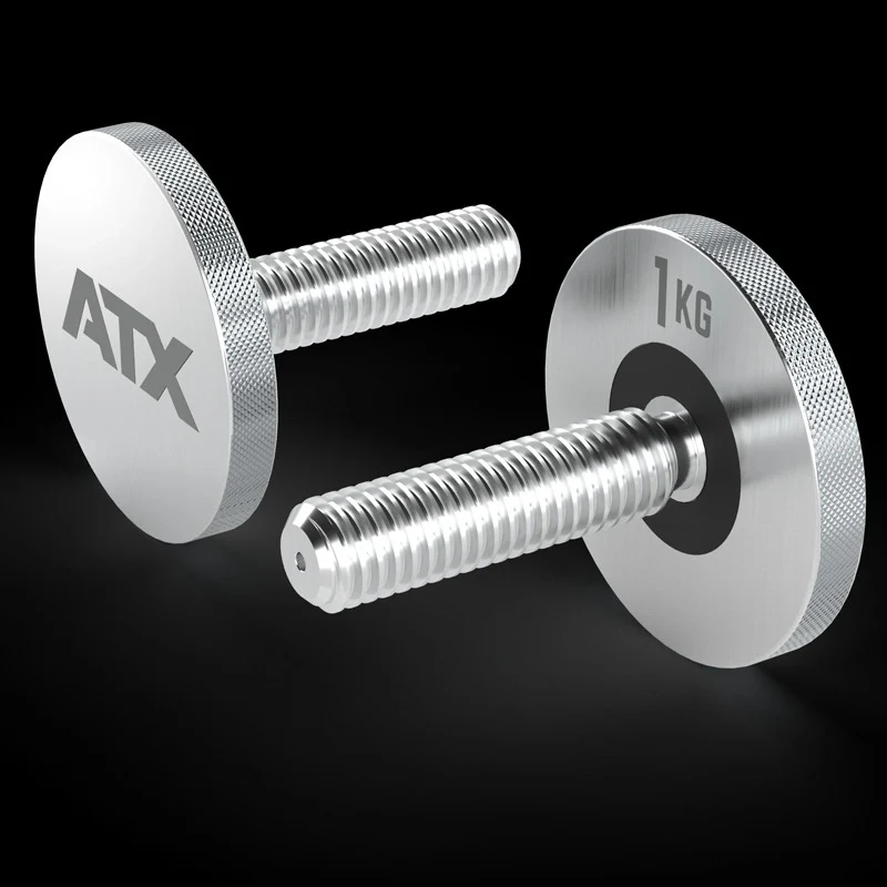 ATX® Octa Dumbbells 2 x 36 kg - Verstellbare Hanteln inkl. Ablageständer