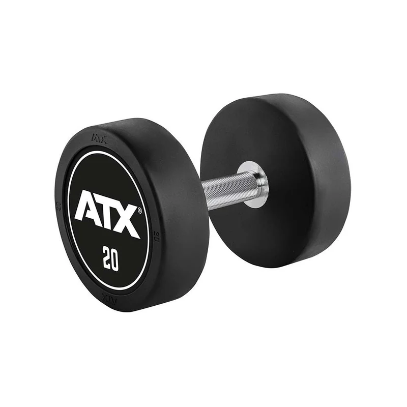 Kompakthanteln Gummi - mit ATX/ Barbell Club Logo - 2,5 – 60 kg / 2,5 kg Steigerung