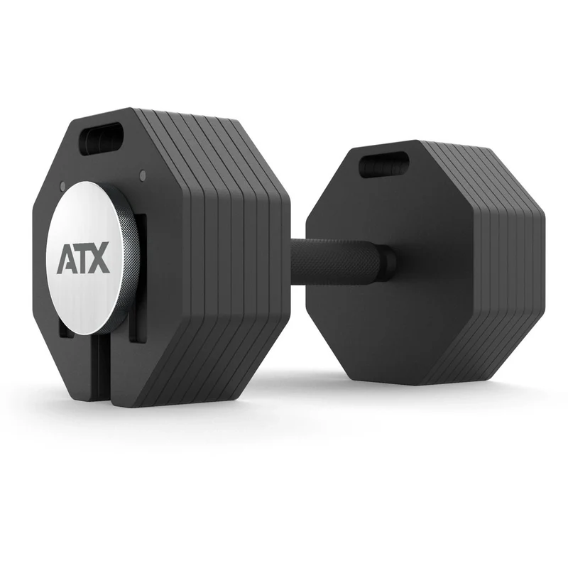 ATX® Octa-Dumbbell-Set XL 2 x 36 kg + SZ-Stange + Storage