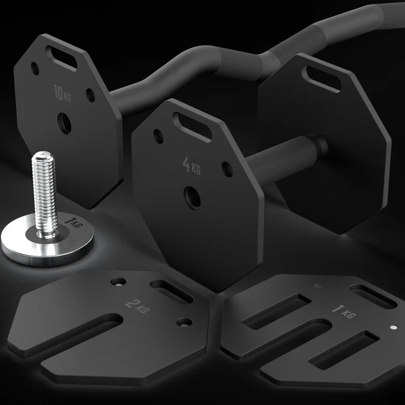 ATX® Octa-Dumbbells 2 x 24 kg - Verstellbare Hanteln inkl. Ablageständer