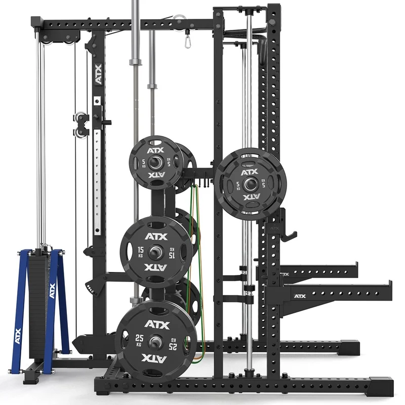 ATX® Multipresse-Rack 780 Komplettstation mit Latzugstation - 125 kg Steckgewichte