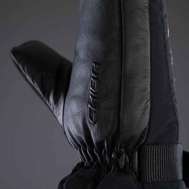 CHIBA Thermo Mitten - wasserdichte Winter-Radhandschuhe, Größe 9, schwarz