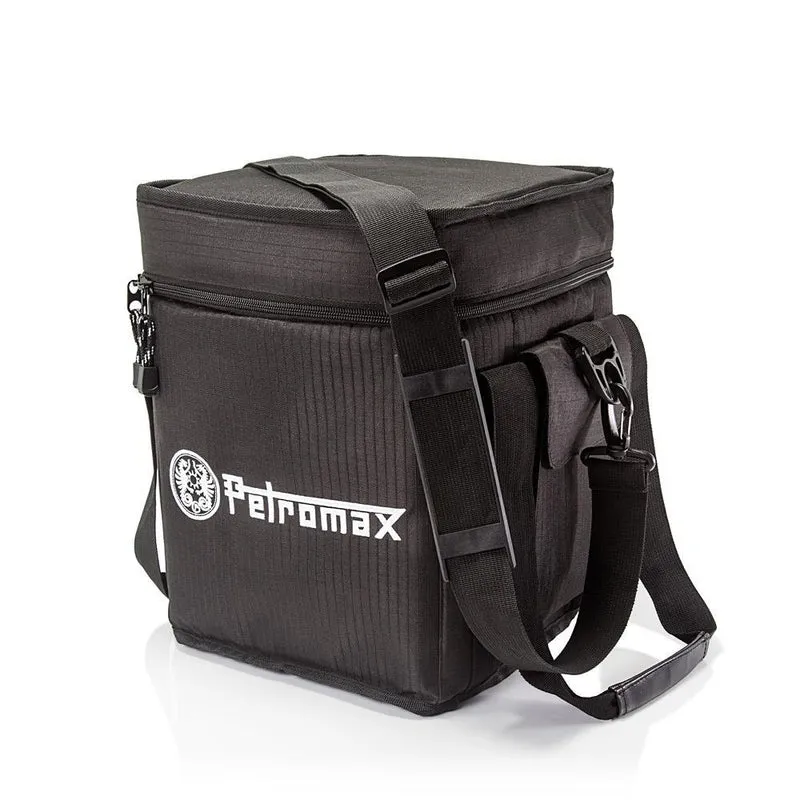 Petromax Transporttasche für Raketenofen rf33  Robuste Nylon-Tasche mit verstärkten Wänden, abnehmbarem Schultergurt und zusätzlichen Taschen für Zubehör