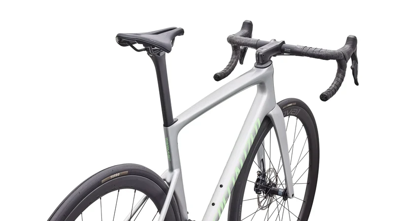 Specialized Tarmac SL9 Expert AXS Gloss Silver Dust / Powder Lime 2027