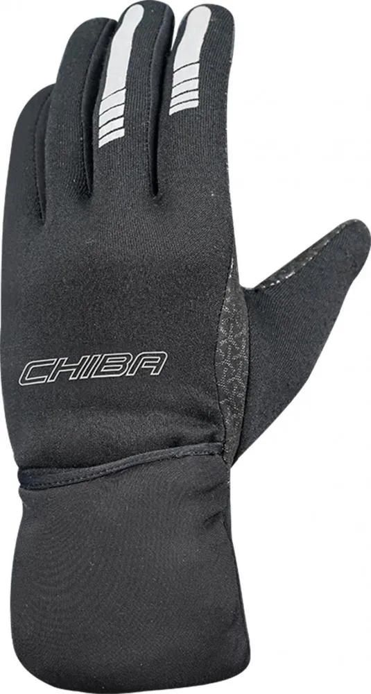 CHIBA Polartec XP Advanced - Radhandschuhe XS schwarz, winddicht mit Primaloft-Überzug