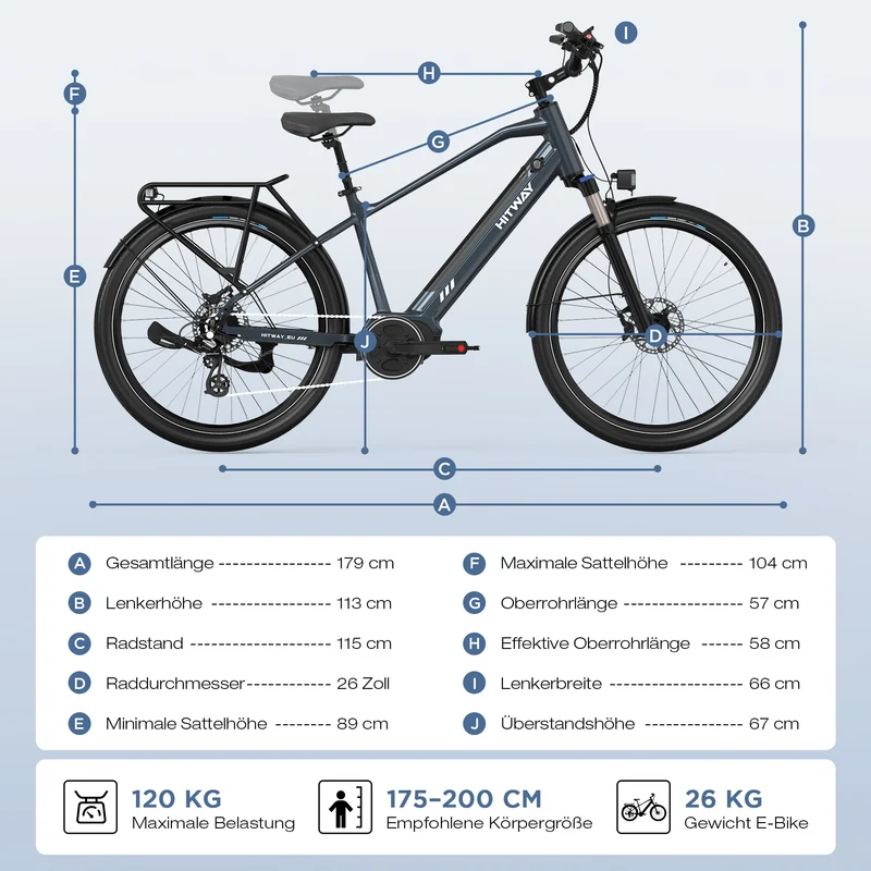 BK33 Mittelmotor-Elektrofahrrad