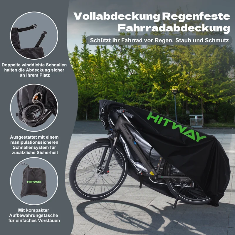Allwetter-Fahrradabdeckung