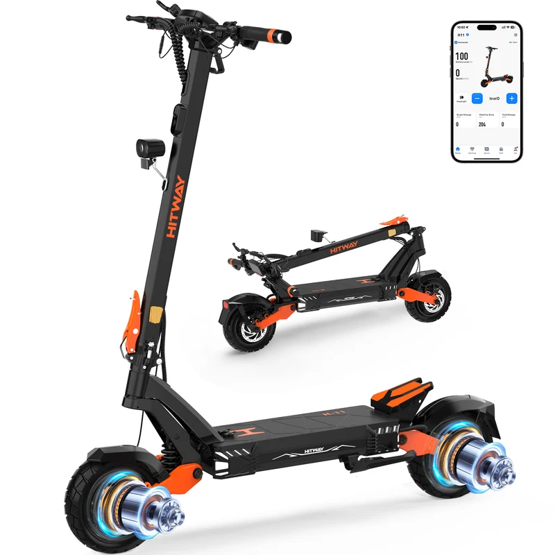 H11 1800W*2 E‑Scooter mit ABE (Straßenzulassung)