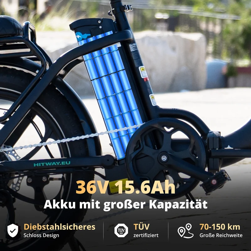 BK6S L1 faltbares Elektrofahrrad