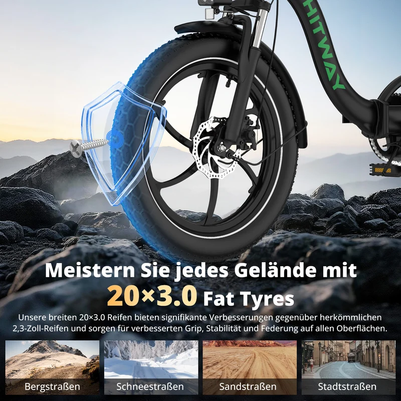 BK6S L1 faltbares Elektrofahrrad