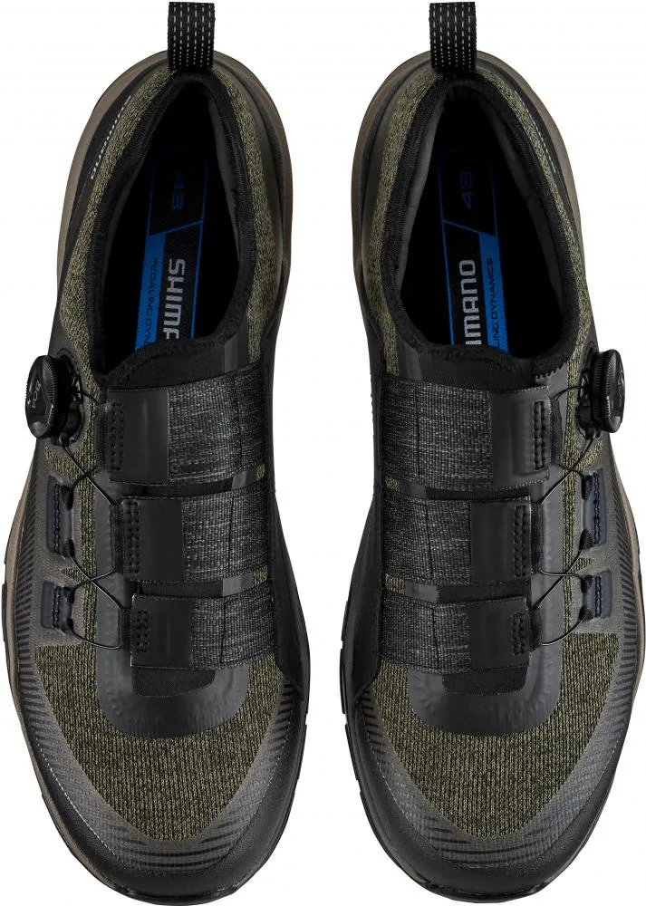 SHIMANO Fahrradschuhe EX700 Herren/Damen Touring SPD, Größe 46, Grün