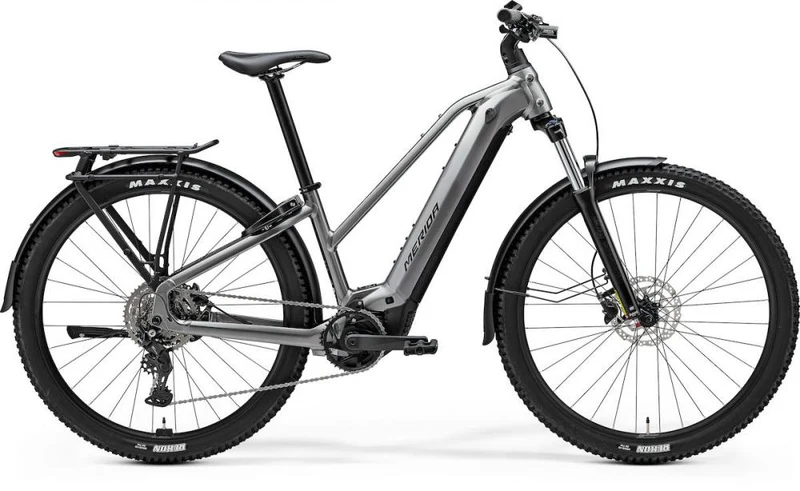 MERIDA eFLOAT CC L 400 EQ E-SUV Bike - Größe M - 600 Wattstunden - Bosch Performance Line CX - Tiefeinsteiger - gunmetal grey black